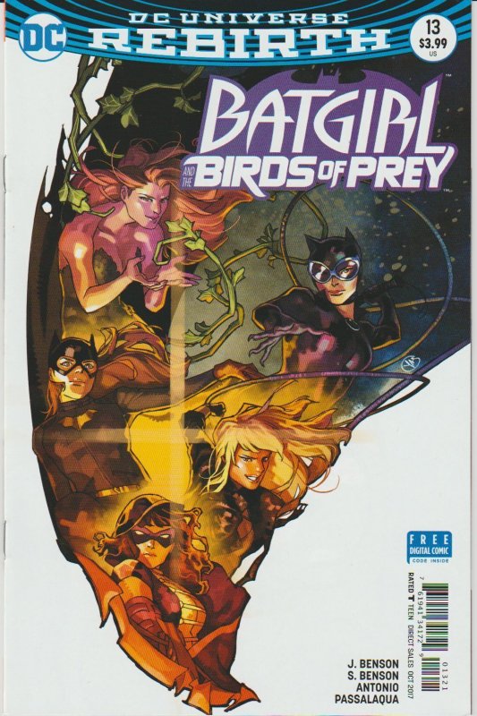 Batgirl & The Birds Of Prey # 13 Variant Cover NM DC 2016 Series [H4]