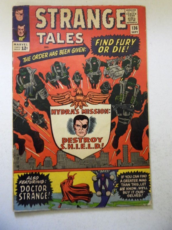 Strange Tales #136 (1965) GD/VG Condition