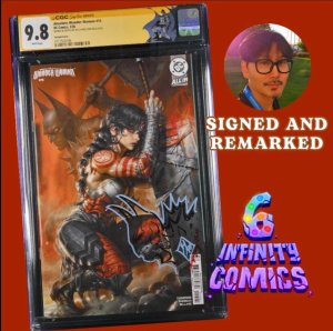 ABSOLUTE WONDER WOMAN #15 CGC 9.8 SS ? COVER D KYUYONG EOM SIGNED AND REMARKED