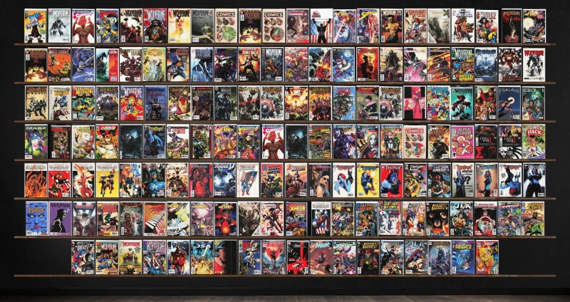 Huge Lot 150+ Comics with Wolverine, Mystique, Captain America & More!