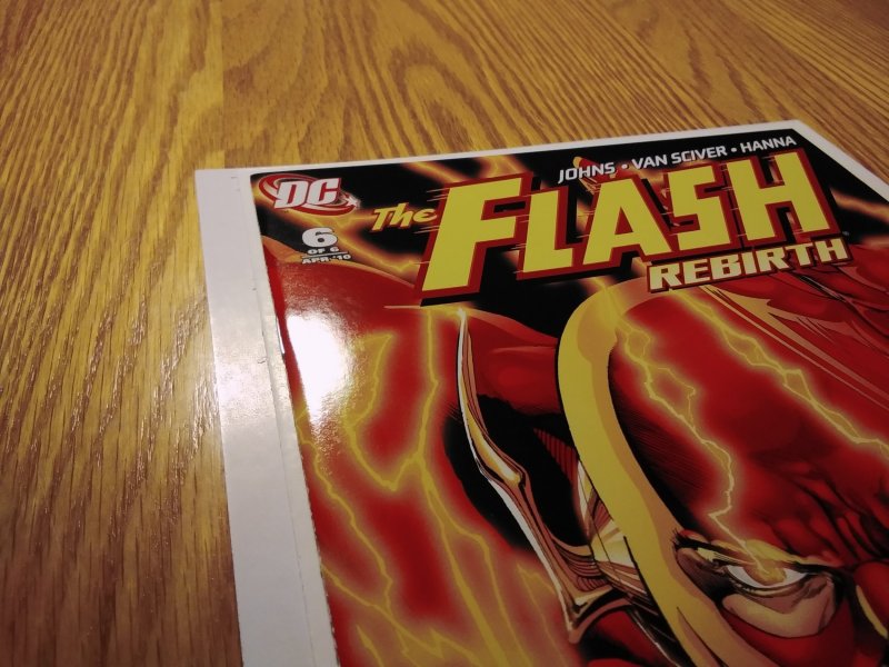 The Flash: Rebirth #6 Ethan Van Sciver Flash Cover (2010)