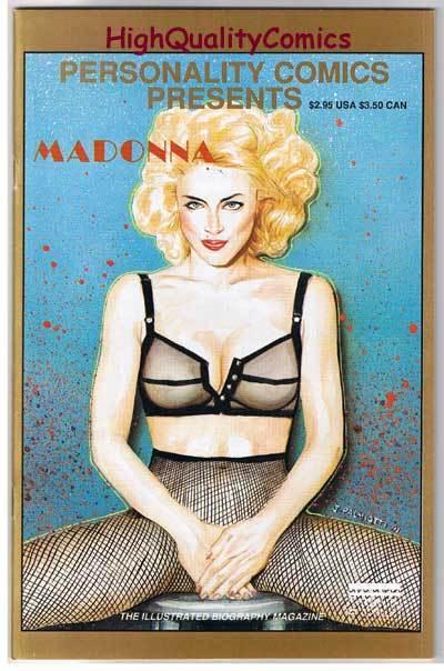 MADONNA - PERSONALITY COMICS 2, NM, Career, Music, 1991, Limited