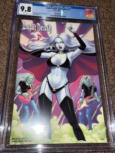 Lady Death Hellraiders 1, Black Metal Hard Rock Variant, Ltd to 66, CGC 9.8