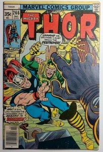 The Mighty Thor #266 MARK JEWELERS 