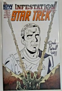 *Star Trek Infestation (2011 IDW, of 2) All 7 Covers, Including Hand Drawn!