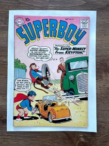 Superboy # 76 VF/NM DC Silver Age Comic Book 1959 Superman Super-Monkey 17 J859