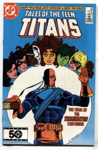 Tales Of The Teen Titans #54 1985-comic book Cover appearance featuring Death...