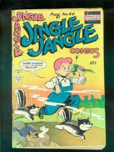 JINGLE JANGLE COMICS #40 1949-SKUNK COVER- G