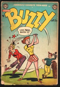 Buzzy #45 1952-DC-Golf cover-Small piece missing from cover-G