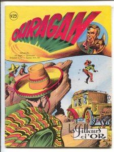 Ouragan #29 1957-Mensuel-French language Western comic-Black & white interior...