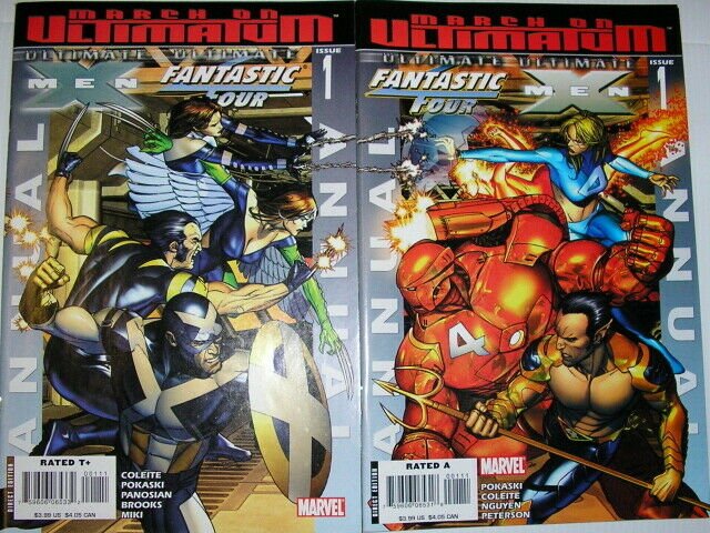 ULTIMATE X-MEN / FANTASTIC FOUR  Set of both Annuals!