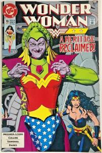 WONDER WOMAN#70 VF 1992 DC COMICS