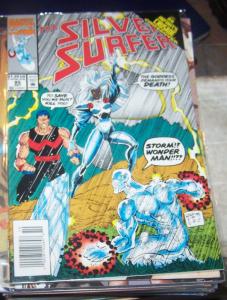 Silver Surfer # 85  1993 Marvel)  infinity crusade +thanos  storm WONDER MAN 