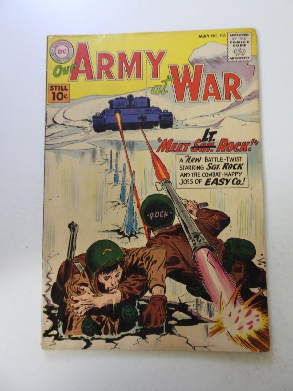 Our Army at War #106 (1961) VG/FN condition