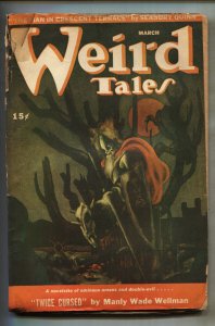 WEIRD TALES-- JULY 1945--LEE BROWN COYE--RAY BREADBURY--Pulp Magazine