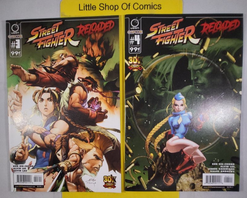 Street Fighter Reloaded #1 2 3 4 5 6 Complete Set 1-6 Udon Comics