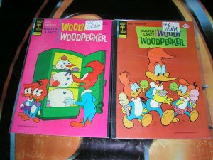 WOODY WOODPECKER (Gold Key) - 10 diff - 122-124 126 130-132 134-135 142 VF/+ 