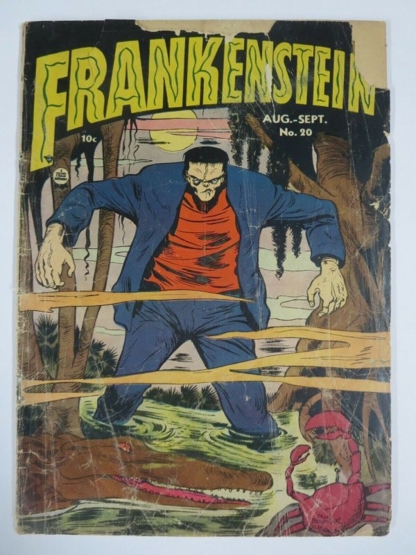 FRANKENSTEIN COMICS #20 (PRIZE 8/1952) GOOD (G) Classic Golden Age Horror!