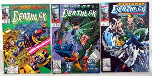 Deathlok Lot of 3 #12, 14, 17 (1992) Marvel Comics 1st Print Comic Books