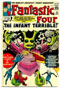 FANTASTIC FOUR #24 (Mar1964) 3.0G/VG A Jack Kirby/Stan Lee Classic! Baby Alien!