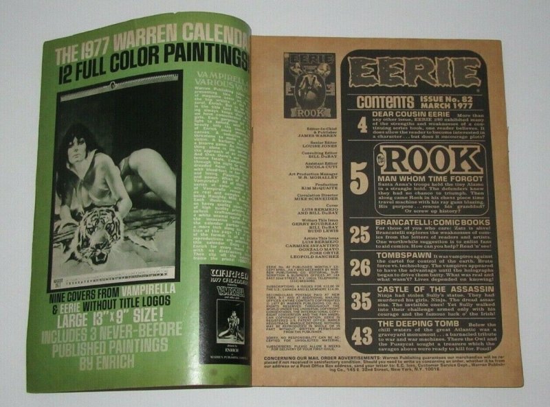 Eerie #82 March 1977 Warren Magazine FN