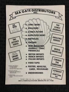 1981 THE COMIC TIMES Media Showcase Magazine #6 VG/FN 5.0 Special Popeye Issue