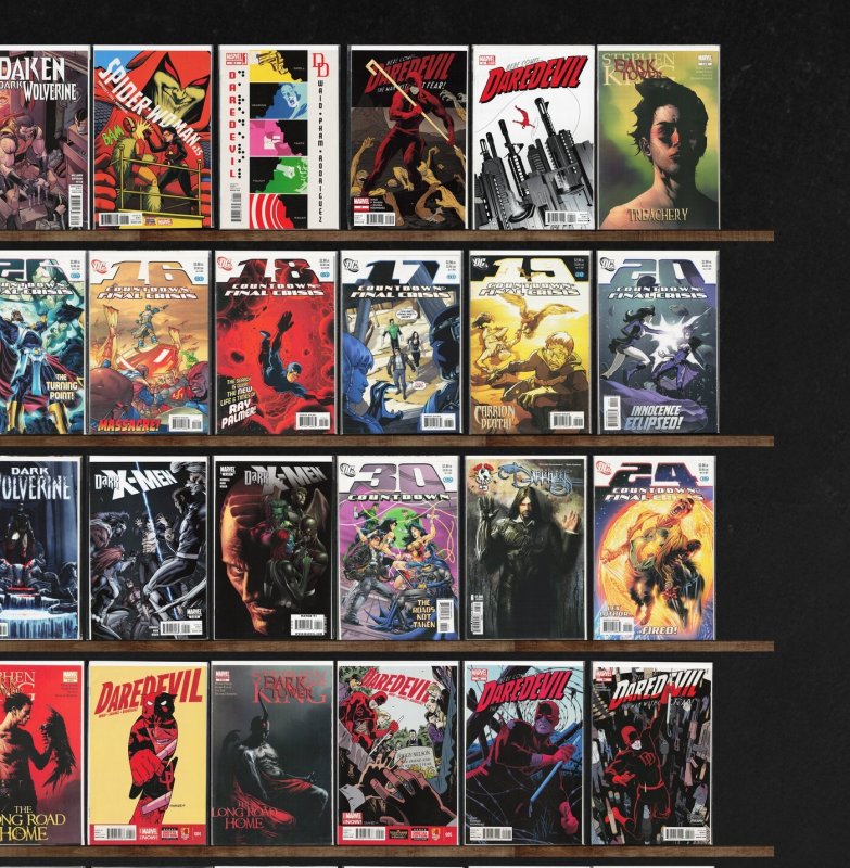 Huge Lot 150+ Comics with Daredevil, Countdown, Daken: Dark Wolverine & More!