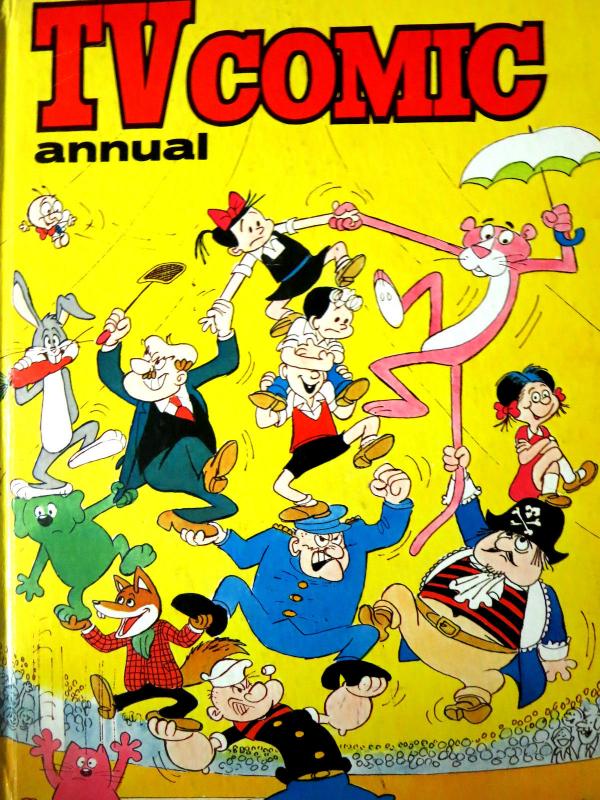 TV COMIC ANNUAL - Set of 11 British Annuals from 1965 to 1979 all F or better