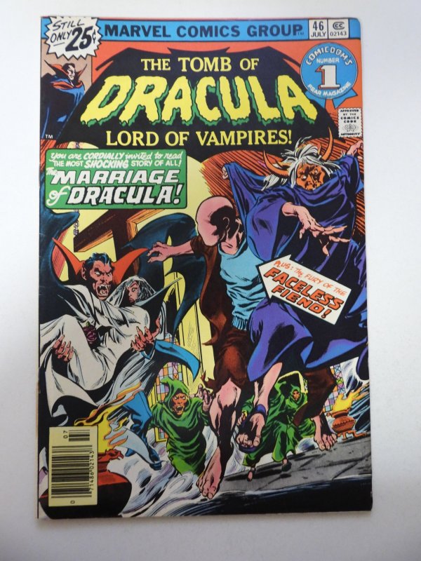 Tomb of Dracula #46 (1976) VG+ Condition moisture stain bc