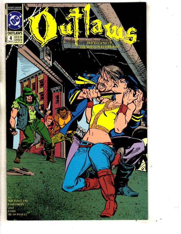 Lot Of 6 Outlaws DC Comic Books # 1 2 3 4 5 6 Mini Series The Hunt TP3