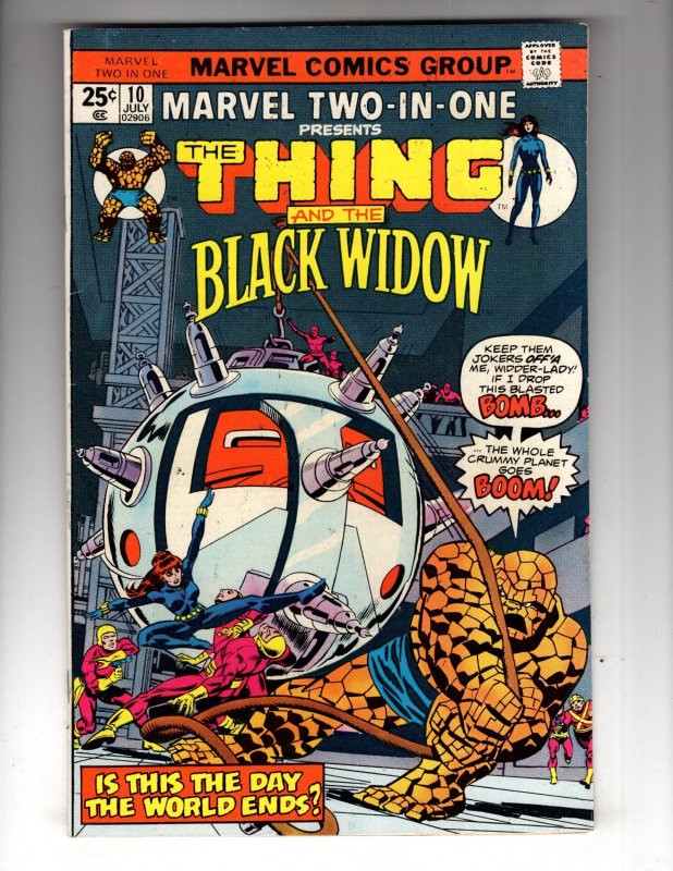 Marvel Two-in-One #10 (1975) The Thing & Black Widow / EC#2