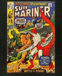 Sub-Mariner #31 Vs. Stingray and Triton!