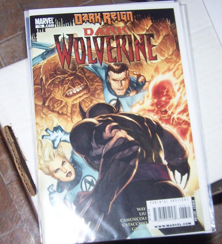 WOLVERINE #76 marvel 2014   dark reign+ dark wolverine daken fantastic four