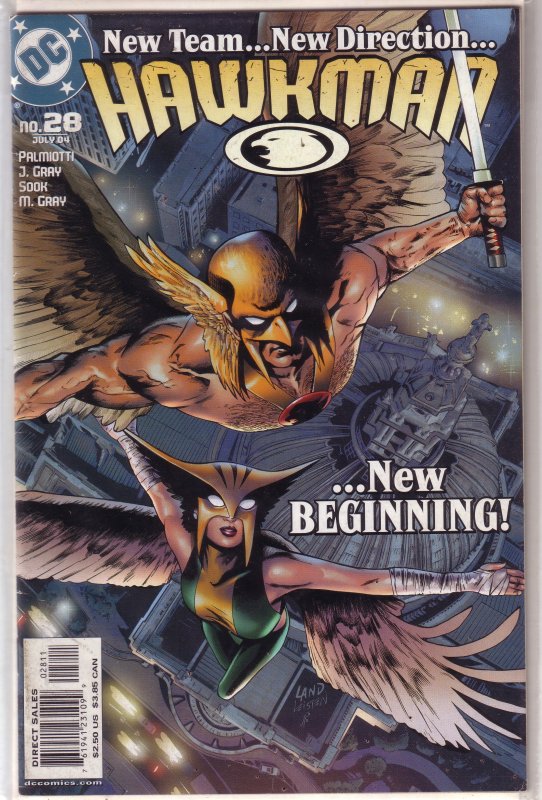 Hawkman (vol. 4, 2002) #28 VG (Fate's Warning 1) Palmiotti/Gray/Sook