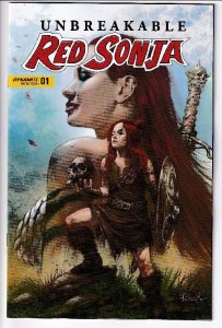 UNBREAKABLE RED SONJA (2022 DYNAMITE) #1 CVR A PARRILLO