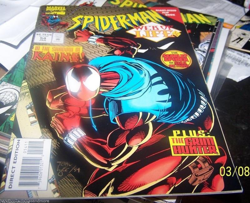 SPIDER-MAN COMIC # 54 FLIP BOOK SCARLET SPIDER  BEN REILLY VULTURE CLONE