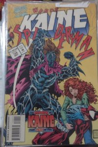 Web of spider-man  # 124  1995 marvel DISNEY  MARK OF KAINE PT 1 SCARLET SPIDER