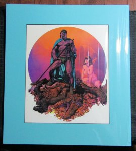 1974 RICHARD CORBEN Midnight Battle 16x18 Print Matted & Sealed VF 8.0