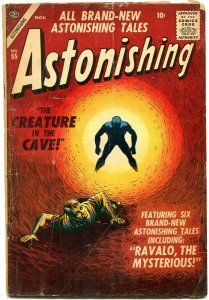 Astonishing Comics #55 1956- Ravalo the Mysterious- Atlas Horror VG-