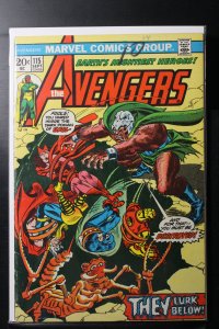 The Avengers #115 British Variant (1973)