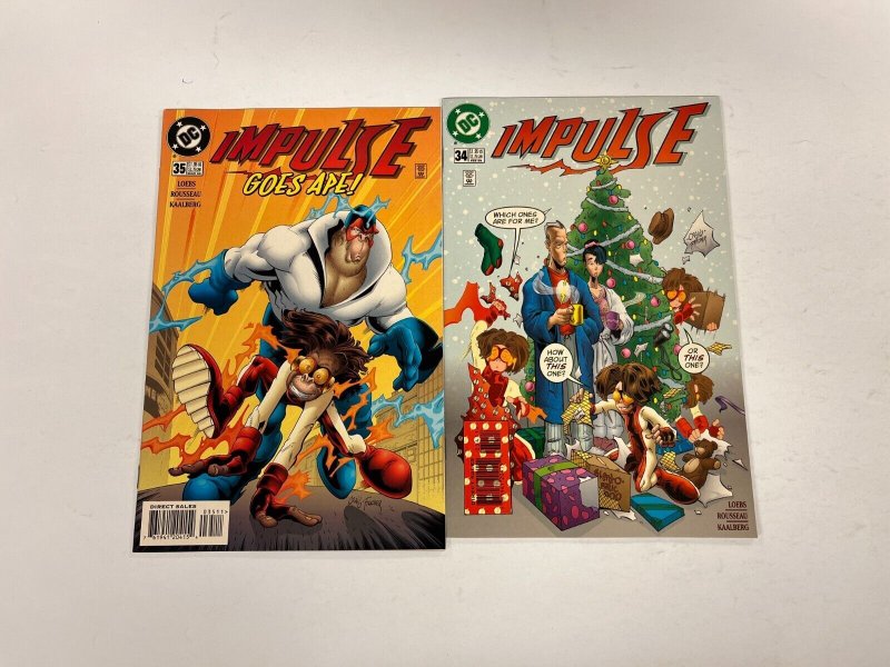 4 Impulse DC Comics Books #7 23 34 35 28 JW16