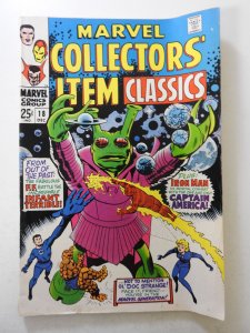 Marvel Collectors' Item Classics #18 (1968) Solid VG Condition!