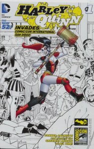 (2014) HARLEY QUINN INVADES COMIC CON SAN DIEGO Exclusive SDCC Variant Cover