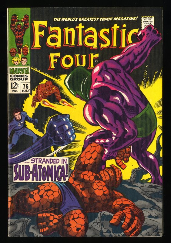 Fantastic Four #76 VF 8.0 Silver Surfer Galactus!