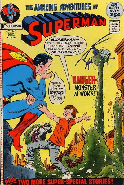 Superman #246 (ungraded) stock photo