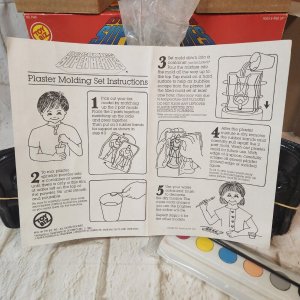 Vtg Batman Superman 1989 DC Comics Super Heroes Make Your Plaster Molding Set