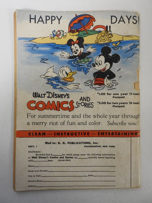 Walt Disney's Comics and Stories #34 (1943) GD Condition see desc