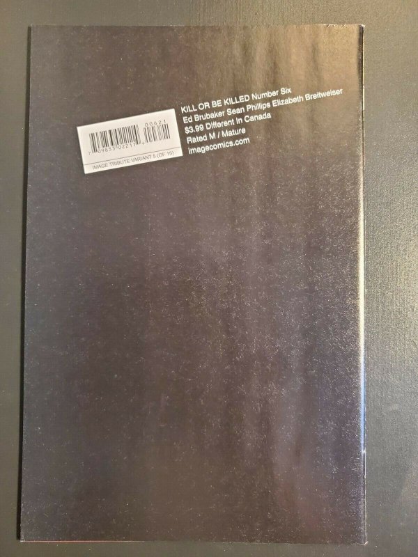 Kill Or Be Killed #6 (2017) NM Phillips Walking Dead #1 Homage Variant cov B|