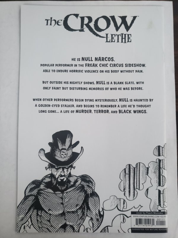 Crow: Lethe 1 Peach Momoko cover