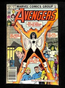 Avengers #227 VG/FN 5.0 Monica Rambeau joins!